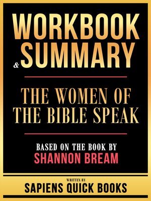 cover image of Workbook & Summary--The Women of the Bible Speak--Based On the Book by Shannon Bream
